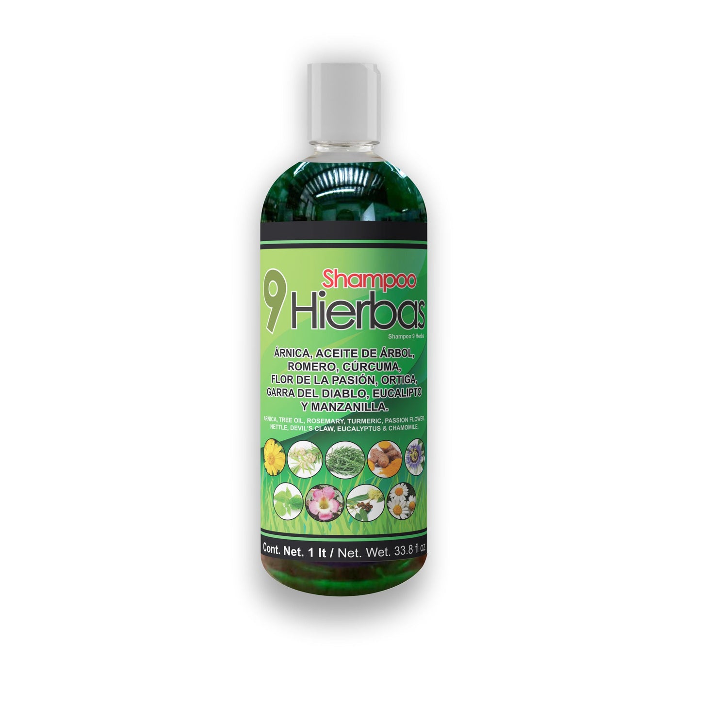 Shampoo 9 Hierbas 1 Litro