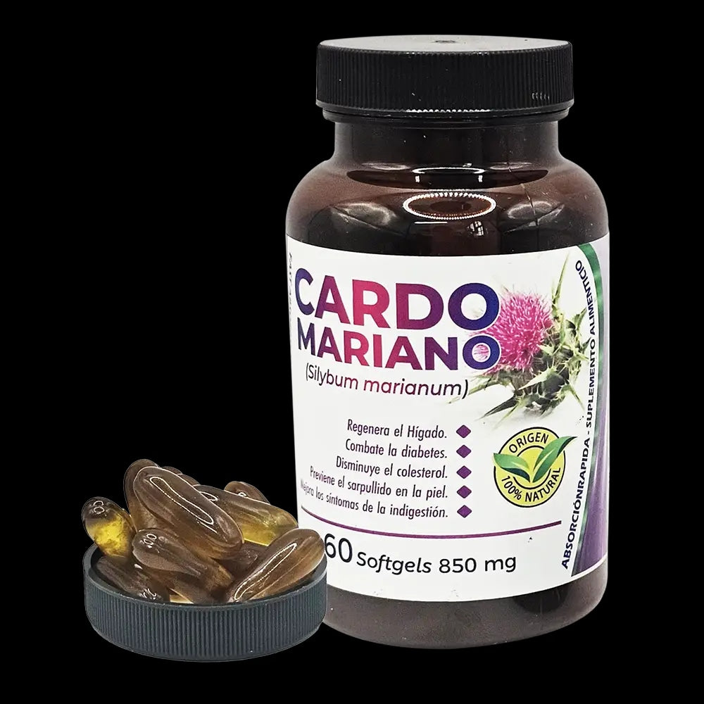 Suplemento Cardo Mariano 100% Natural