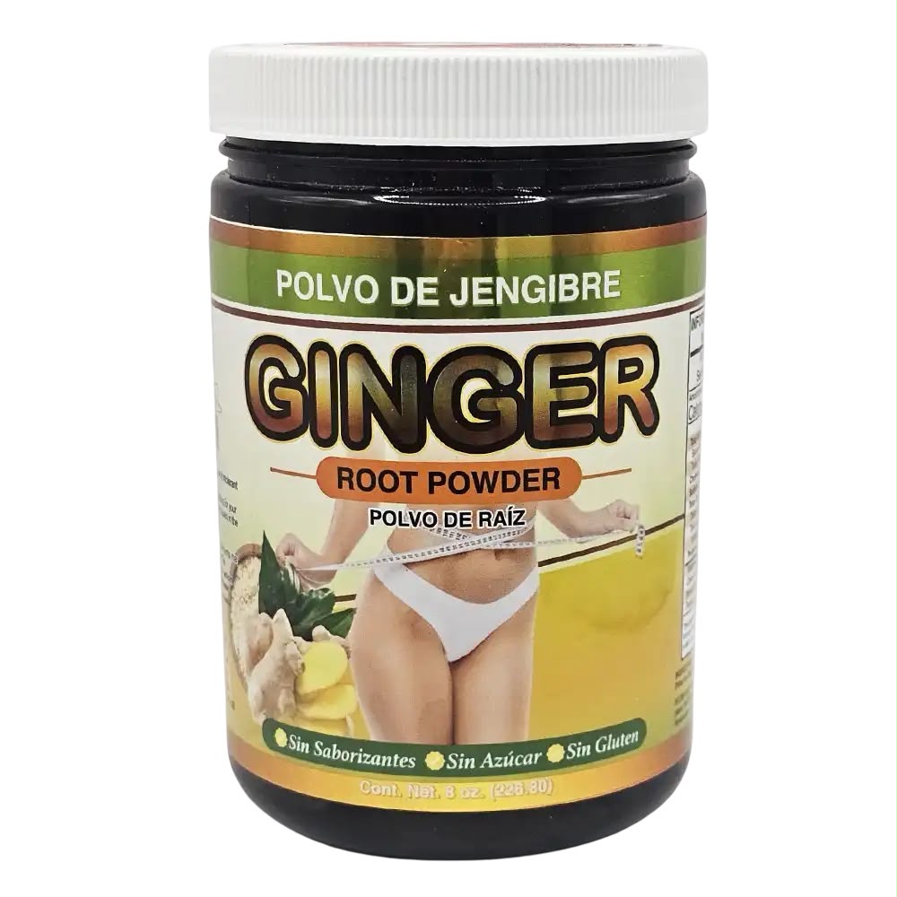 Polvo de Jengibre Ginger Root Powder 8 oz. 100% Natural