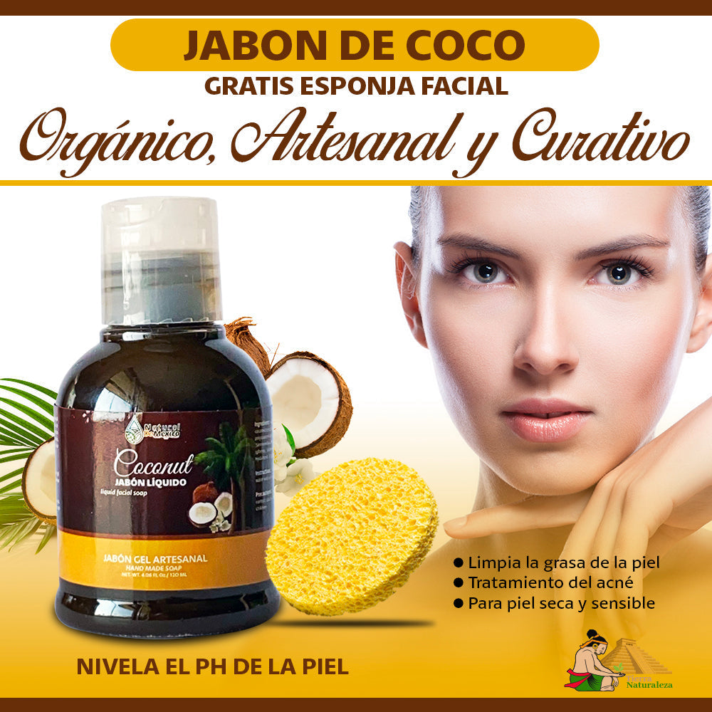 Jabón Líquido de Coco Pack de 3