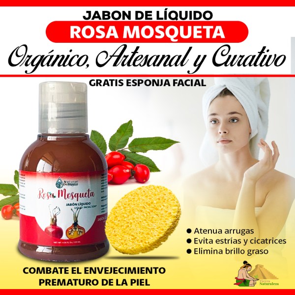 Jabón Líquido Rosa Mosqueta Pack de 3