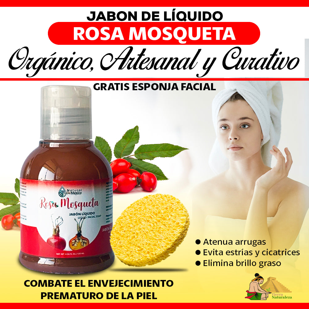 Jabón Líquido Rosa Mosqueta RoseHip Liquid Soap
