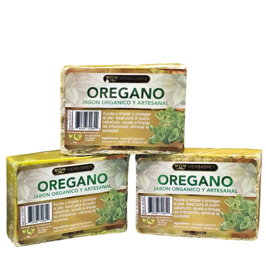 3 Pack Jabon de Barra Oregano