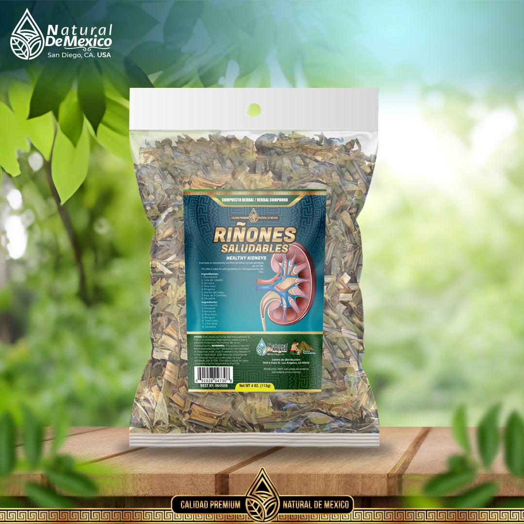 Compuesto Herbal Riñones 4 onzas Tea Te 4 Oz.