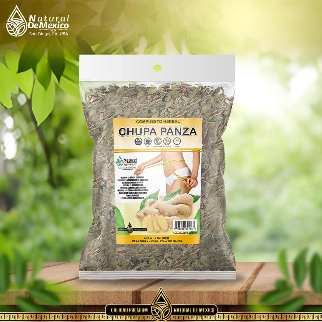 Compuesto Herbal Chupa Panza 4 onzas Te Tea 4 Oz.