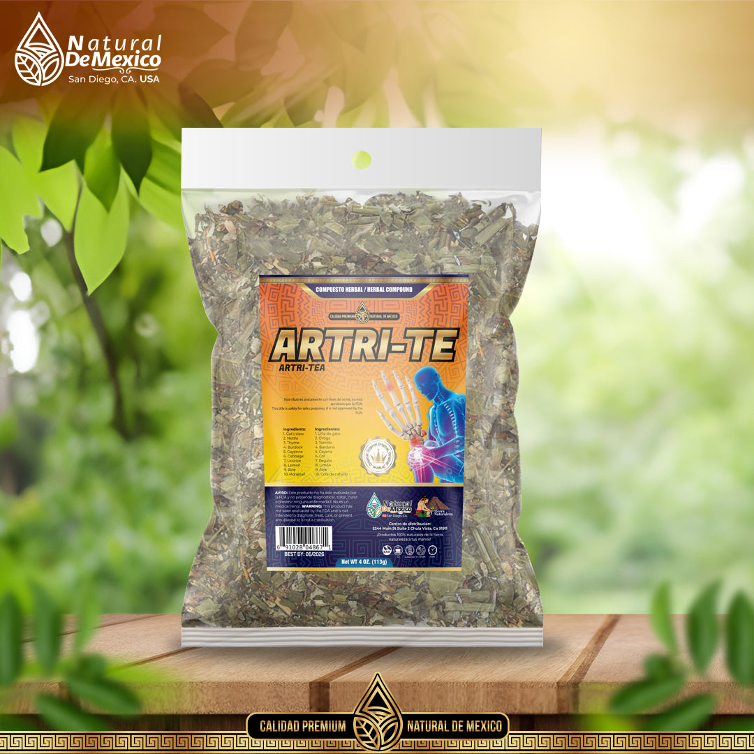 Compuesto Herbal Artri Te ArtriTe Artri-Te 4 Oz. Artritis Arthritis Tea