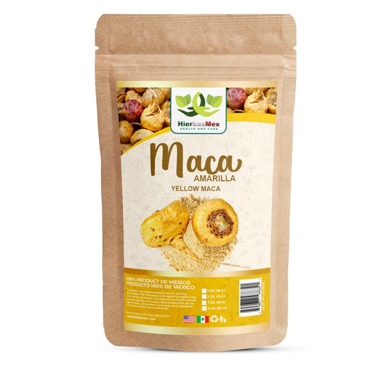 Maca Amarilla Yellow Maca Hierba Herb 4 Oz. Wild Crafted