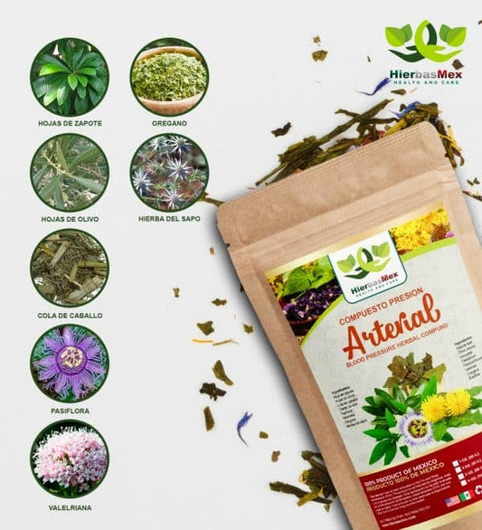 Compuesto Herbal Presion Arterial Herbal Compound 100% Natural Wild Crafted