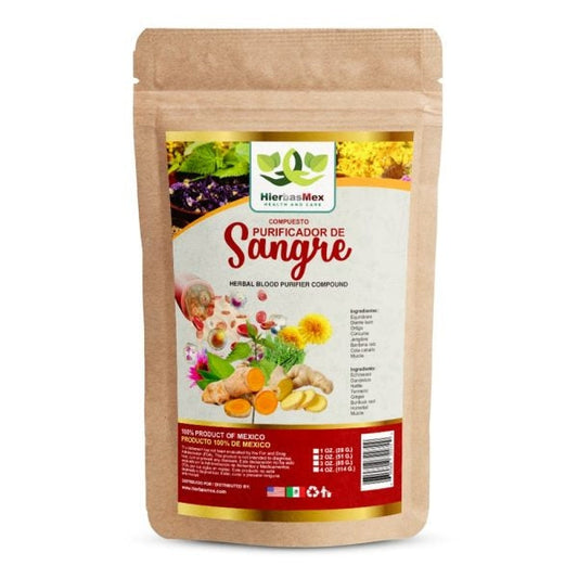 Compuesto Herbal Purificador Sangre Herbal Compound 100% Natural Wild Crafted