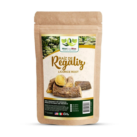 Raiz de Regaliz Licorice Root Herb 4 Oz. Wild Crafted