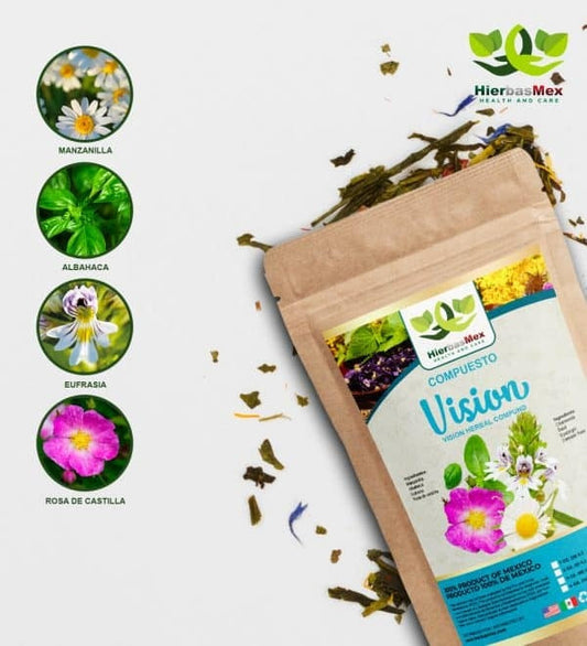 Compuesto Herbal Vision Herbal Compound 100% Natural Wild Crafted