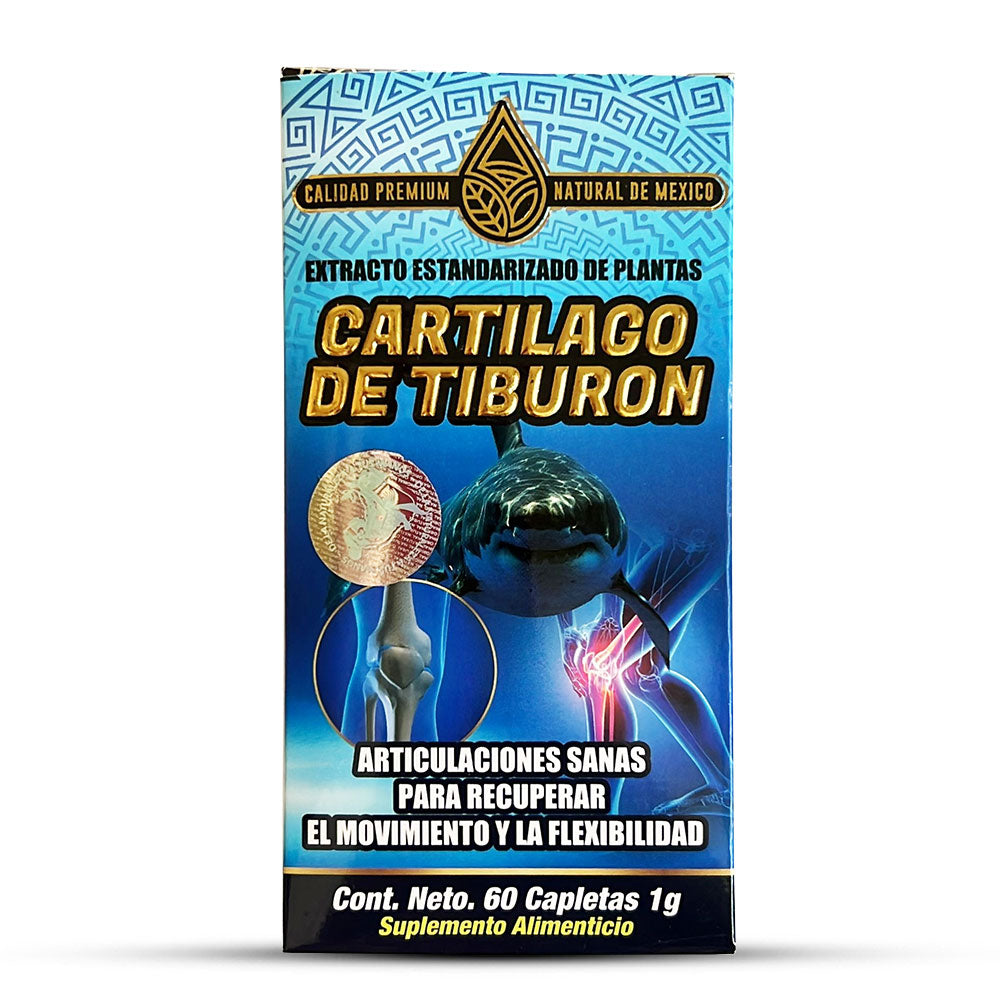 Suplemento Cartilago de Tiburon Shark Cartilage Supplement 60 Caplets