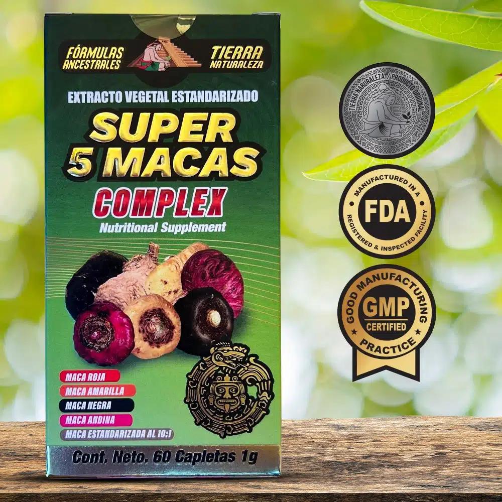 Suplemento 5 Macas Tierra Naturaleza 60 Caplets