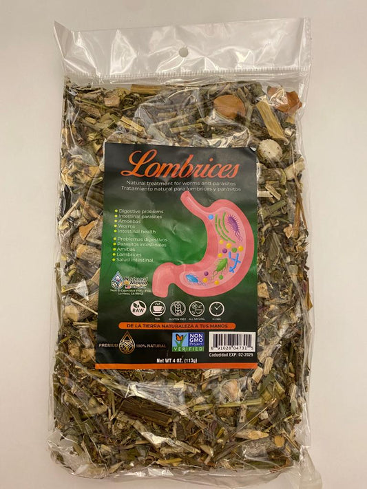 Compuesto Herbal Lombrices 4 onzas Te Tea 4 Oz.
