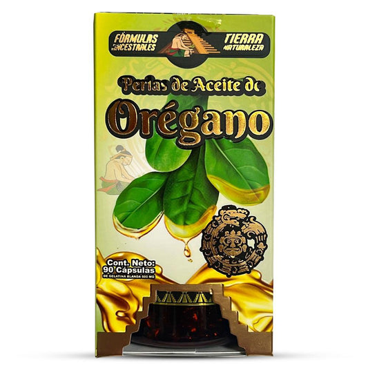 Suplemento Perlas de Aceite de Oregano 90 Capsulas Tierra Naturaleza