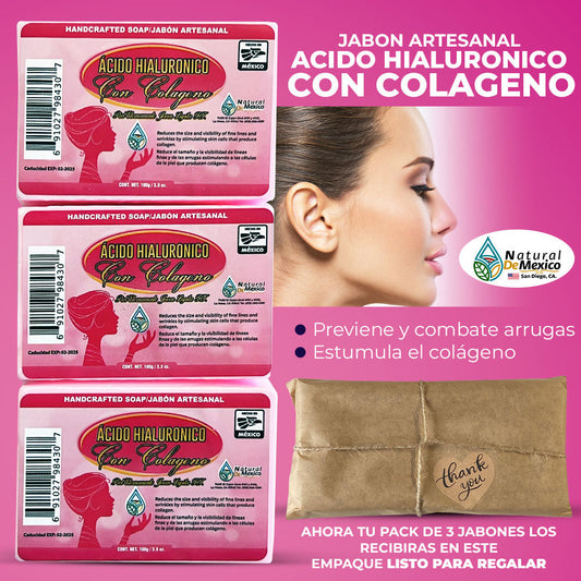 Jabon de Sábila 3 Pack Aloe Vera Soap Bar