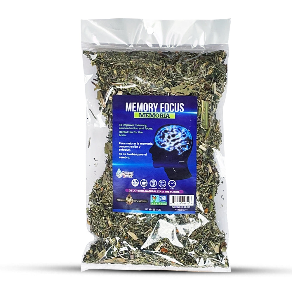 Memoria Compuesto Herbal 4 oz. 113 gr. Mezcla de Plantas para el Cerebro