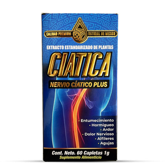 Suplemento Ciatica Sciatic Nerve 60 Caps Premium Entumecimiento Hormigueo Supplement