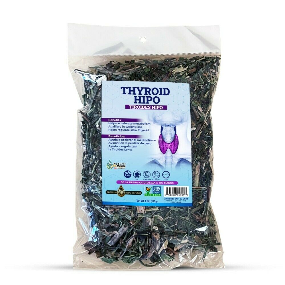 Thyroid Hipo Compuesto Herbal 4 oz. Tiroides Acelera Metabolismo